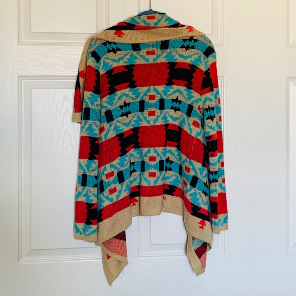 Aztec Print Cardigan - Picture 5 of 6